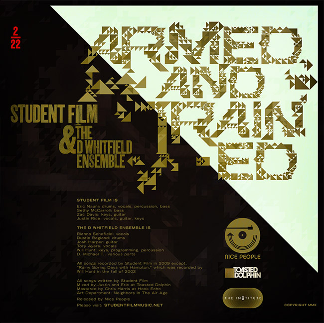 NGHBRS Student Film Armed & Trained Back Cover